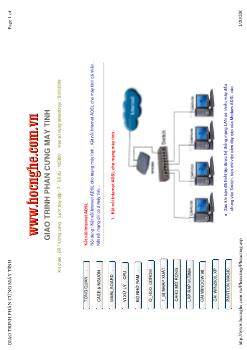 Giáo trình Phần cứng máy tính - Kết nối Internet ADSL