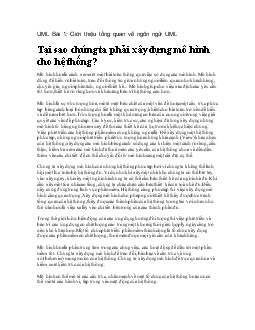 Tài liệu UML tiếng Việt