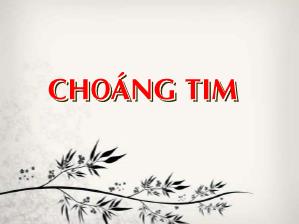 Bài giảng Choáng tim