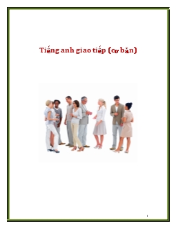 Tiếng anh giao tiếp (cơ bản)