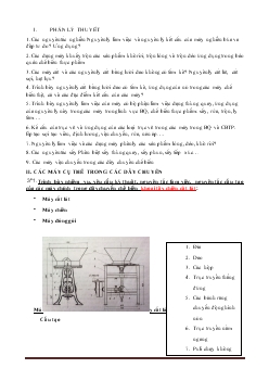 Bài giảng Các máy cụ thể trong các dây chuyền