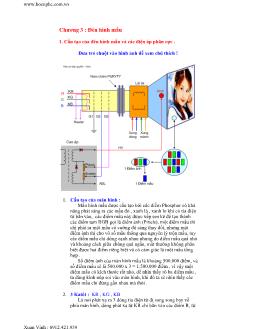 Bài giảng Đèn hình mầu