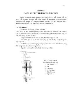 Bài giảng Lịch sử phát triển của tuốc bin