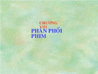 Bài giảng Phân phối phim