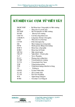 Báo cáo đầu tư mới Dự án Khu du lịch Tây Sơn tại xã Phước Tỉnh, huyện Long Điền Công ty TNHH sản xuất thương mại Tây Sơn