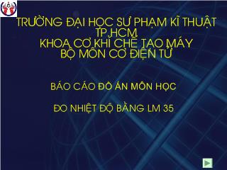 Báo cáo Đồ án môn học đo nhiệt độ bằng lm 35