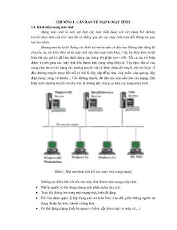 Căn bản về mạng máy tính