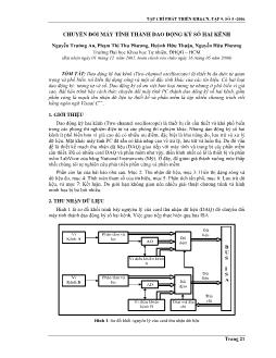 Chuyển đổi máy tính thành dao động ký số hai kênh