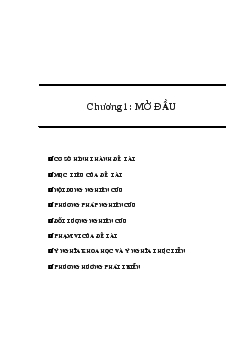Đề tài Bước đầu áp dụng hệ thống quản lý tích hợp tiêu chuẩn ISO 9001:2000 và ISO 14001:2004 vào công tác quản lý môi trường tại Quận Bình Tân