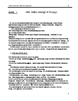 Đề tài Giới thiệu chung về ắc-Quy