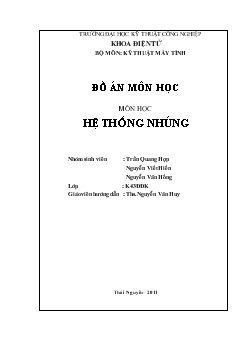 Đề tài Mô hình thiết kế đồng hồ thời gian thực