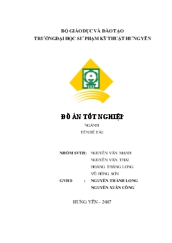 Đề tài Thiết kế bảng quang báo có kết nối với máy tính và bàn phím PS2