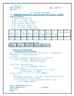 Đề tài Thiết kế ván khuôn gỗ cho các chi tiết dầm, sàn, cột, móng
