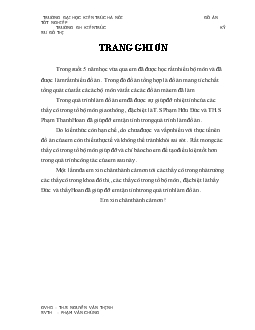Đề tài Tìm hiểu sự cần thiết phải lập quy hoạch hệ thống giao thông thành phố Nam Định – tỉnh Nam Định