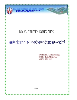 Đồ án Nghiên cứu module thu phát sóng RF và ứng dụng vào thực tế