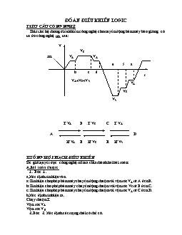 Đồ án Tìm hiểu điều khiển logic