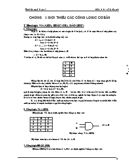 Giới thiệu các cổng logic cơ bản