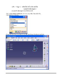 Thiết kế chi tiết ( part design )
