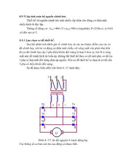 Tính toán bộ nguồn chỉnh lưu