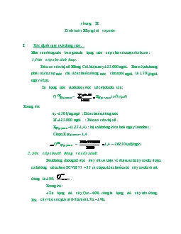 Tính toán mạng lưới cấp nước