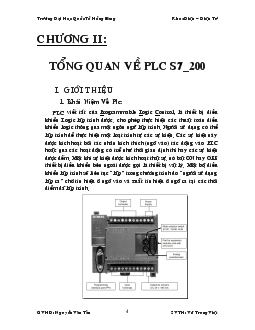 Tổng quan về plc s7_200