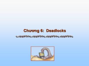 Bài giảng Tìm hiểu về Deadlock