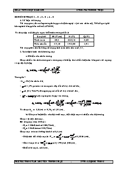 Bàn về móng trục 2 - E ; 3 - e ; 4 - e