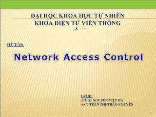 Đề tài Network Access Control-Final