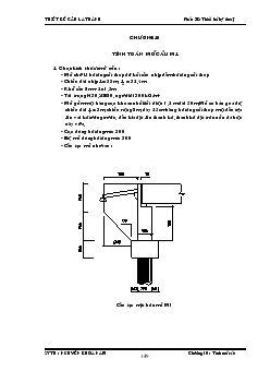 Tính toán mố cầu M1