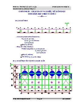 Tính toán và thiết kế dầm dọc tính dầm dọc trục c tầng 2