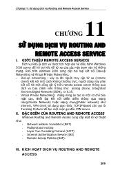 Bài giảng Sử dụng dịch vụ Routing and Remote Access Service