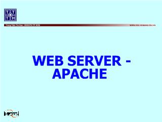 Bài giảng Web server - Apache