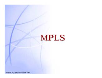 Tổng quan mạng MPLS