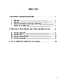 Đại cương về monosaccharide