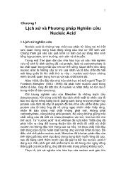 Đề tài Lịch sử và phương pháp nghiên cứu nucleic acid
