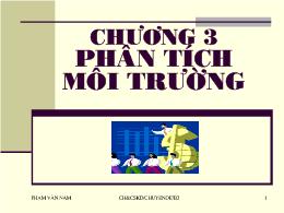 Bài giảng chương 3: Phân tích môi trường