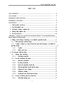 Chuyên đề Kế toán mua bán hàng hóa và xác định kết quả kinh doanh