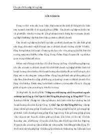 Đề tài Nâng cao chất lượng và kế hoạch hoá nguồn nhân lực tại công ty chế tạo cơ khí sông Đà, thuộc công ty sông Đà 9