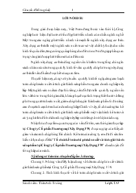 Đề tài Tổ chức kế toán chi phí sản xuất và tính giá thành sản phẩm tại công ty cổ phần thương mại xây dựng 379