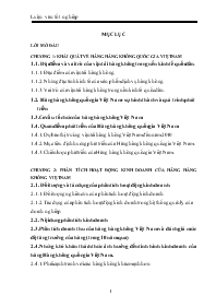 Đề tài Bàn một số giải pháp nhằm nâng cao hiệu quả kinh doanh vận tải hàng không của hãng hàng không Quốc gia Việt Nam (Vietnam Airlines)