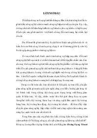 Đề tài Sử dụng công cụ chuyển giao công nghệ trong nền kinh tế