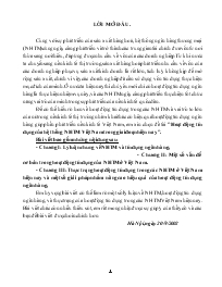 Đề tài Tìm hiểu về hoạt động tín dụng của hệ thống ngân hàng thương mại Việt Nam trong giai đoạn hiện nay