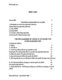Khái quát về đầu tư từ nguồn vốn ngân sách nhà nước