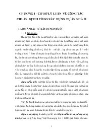 Cơ sở lý luận về công tác chuẩn bị thi công xây dựng dự án nhà ở