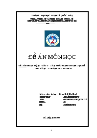 Đề án Tìm hiểu hoạt động đầu tư sản xuất kinh doanh tại mỹ của công ty bánh kẹo kidoco