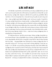 Đề tài Đầu tư trực tiếp nước ngoài vào ngành nông nghiệp ở Việt Nam trong thời gian qua. Thực trạng và giải pháp