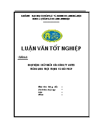 Đề tài Hoạt động xuất khẩu của công ty Artex Thăng Long: thực trạng và giải pháp