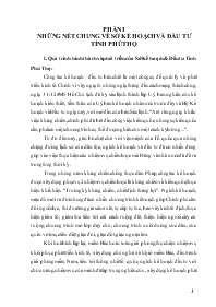 Đề tài Những nét chung về sở kế hoạch và đầu tư tỉnh Phú Thọ