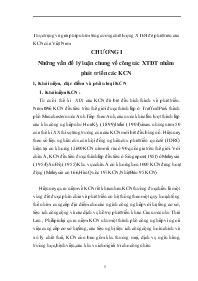 Đề tài Thực trạng và giải pháp nhằm tăng cường chất lượng xúc tiến đầu tư để phát triển các khu công nghiệp của Việt Nam