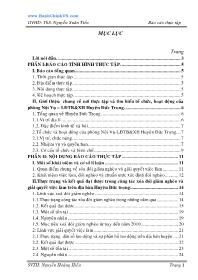 Báo cáo Thực tập tại phòng Nội Vụ – lao động thương binh xã hội Huyện Đức Trọng tỉnh Lâm Đồng